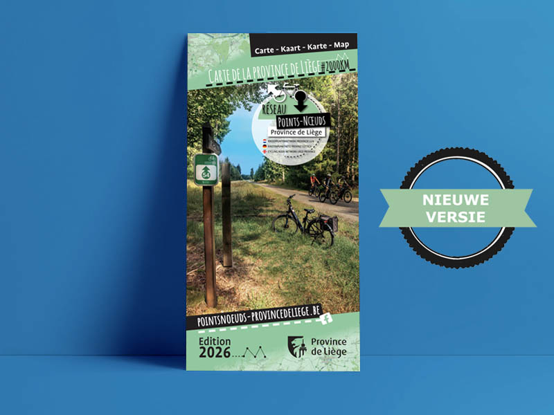 Globale kaart van het netwerk in de provincie Luik