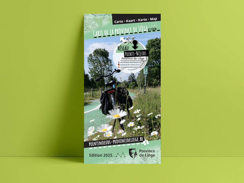 Übersichtskarte des Netzes in der Provinz Lüttich