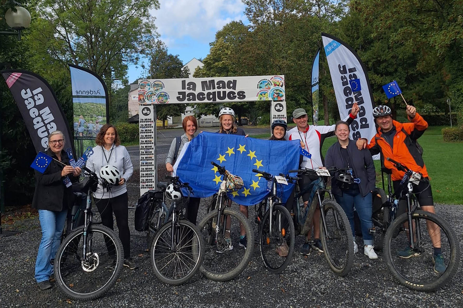 Team des Interreg-Projekts „Slow Tourism der Großregion“ – Mad Jacques