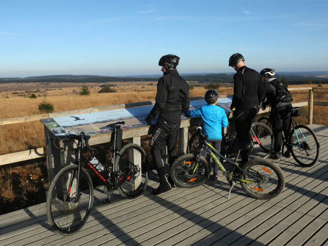 Entdecken Sie diesen Herbst das Hohe Venn mit dem Fahrrad | © FTPL-Patrice Fagnoul