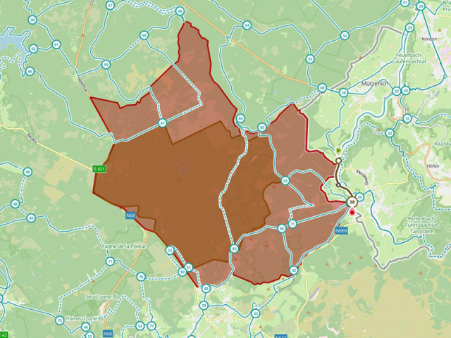 Fire in the High Fens – Affected routes