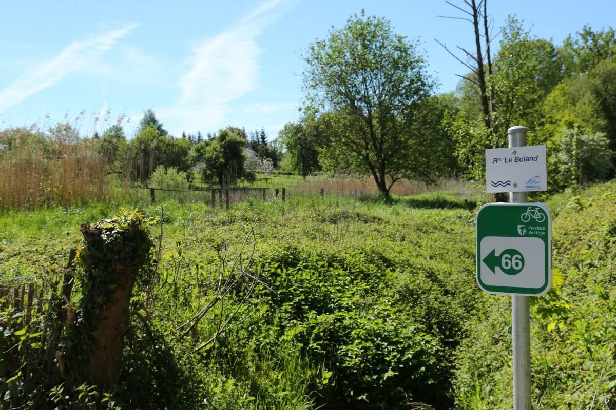 Rad- und Wandertouren - Mehaigne & Moissons - Ville-en-Hesbaye - Der Bach Bolland