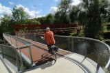 Wandel- en fietstochten - Tussen Néblon en Condroz - Voetgangersbrug Hamoir-Fairon-RAVeL