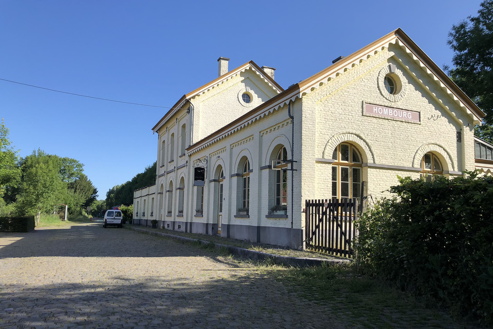 Cycling and hiking tours - Stroll of the Three Borders - Former Hombourg station