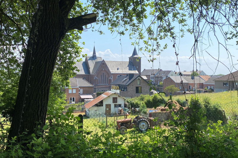 Balades en boucle - La balade des 3 Frontières - Village de Gemmenich vu de la Ligne 39 