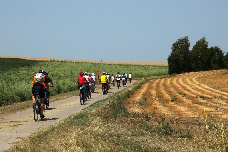 Rad- und Wandertouren - Mehaigne & Moissons - Hesbaye - Kampagnen - Radfahrer