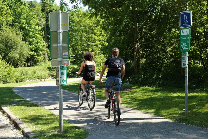 Routes in a straight line - Discovery of Liège - Between Liège and Tilff - Along the Ourthe