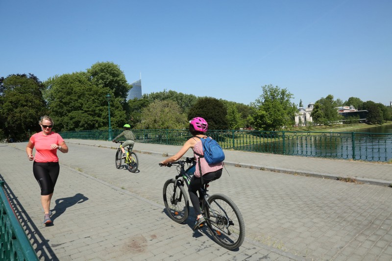 Punt A naar punt B - Op verkenning in het stadscentrum - Luik - Brug - Naar het Parc de la Boverie