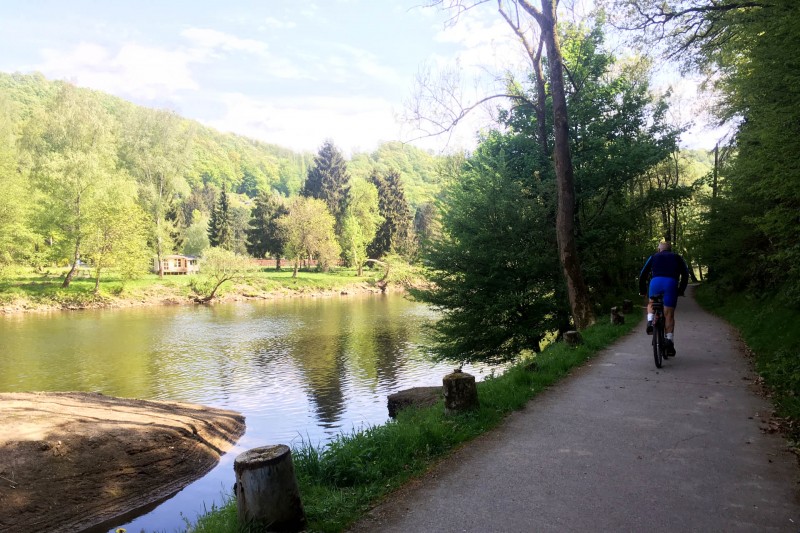 Bicycles, Trains & Landscapes - The Ourthe Valley - RAVeL - Along the Ourthe