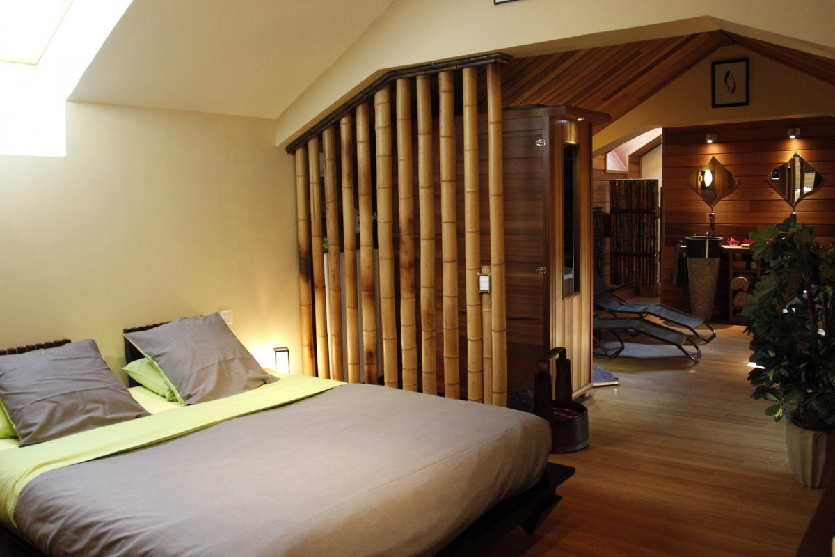 La pause en herbe - Xhoris - chambre