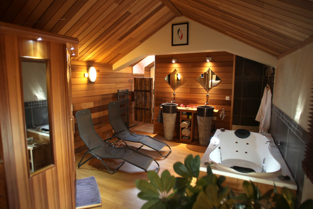La Pause en herbe - Xhoris - salle de bain